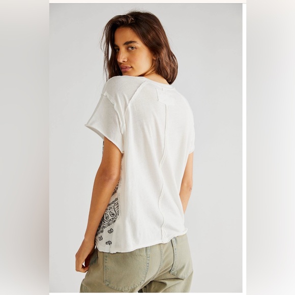 Free People Bandana Graphic Tee - Picture 3 of 4